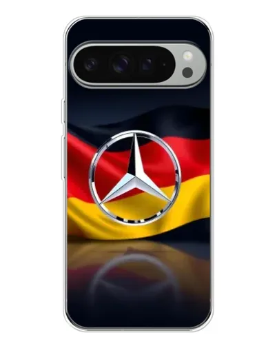 Чехол для Google Pixel 10 Pro XL с картинкой «Mercedes — флаг Германии»