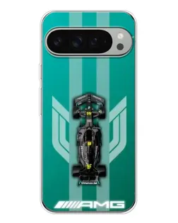 Чехол для Google Pixel 10 Pro XL с картинкой «Mercedes AMG Petronas»