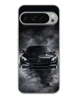 Чехол для Google Pixel 10 Pro XL с картинкой «Mercedes в дыму»