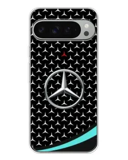 Чехол для Google Pixel 10 Pro XL с картинкой «Mercedes — бирюзовый акцент»