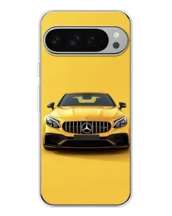 Чехол для Google Pixel 10 Pro XL с картинкой «Желтый Mercedes GT»