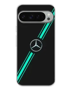Чехол для Google Pixel 10 Pro XL с картинкой «Спортивные линии Mercedes»