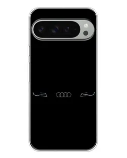 Чехол для Google Pixel 10 Pro XL с картинкой «Audi — световой подпись»