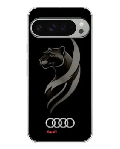 Чехол для Google Pixel 10 Pro XL с картинкой «Графика — пантера и Audi»
