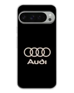 Чехол для Google Pixel 10 Pro XL с картинкой «Audi — золотой логотип»