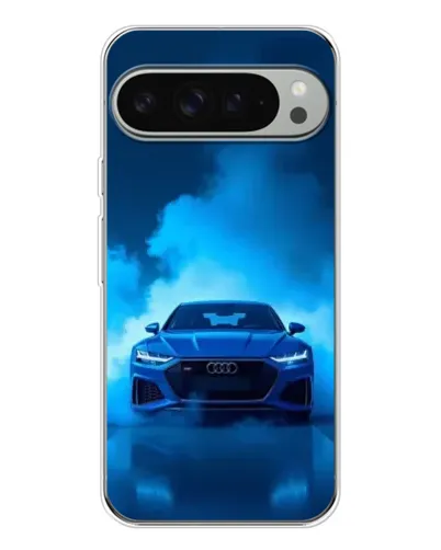 Чехол для Google Pixel 10 Pro XL с картинкой «Audi — голубая энергия»