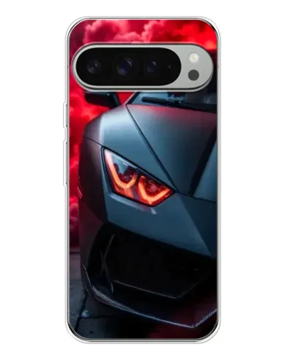 Чехол для Google Pixel 10 Pro XL с картинкой «Lamborghini красное сияние»