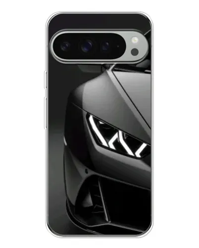 Чехол для Google Pixel 10 Pro XL с картинкой «Lamborghini фары детализация»