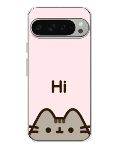 Чехол для Google Pixel 10 Pro XL с картинкой «Пушин говорит Hi»