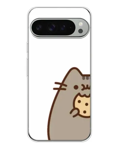 Чехол для Google Pixel 10 Pro XL с картинкой «Пушин с печеньем»