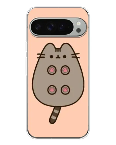 Чехол для Google Pixel 10 Pro XL с картинкой «Пушин пузиком кверху»