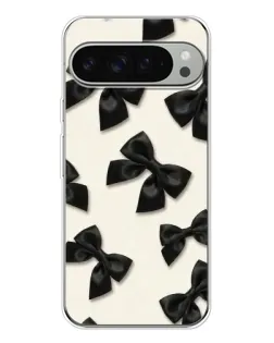 Чехол для Google Pixel 10 Pro XL с картинкой «Черные бантики»