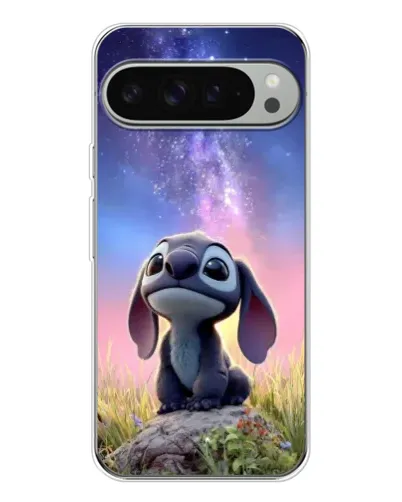Чехол для Google Pixel 10 Pro XL с картинкой «Стич на рассвете»