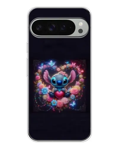 Чехол для Google Pixel 10 Pro XL с картинкой «Stitch в цветах»