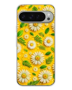 Чехол для Google Pixel 10 Pro XL с картинкой «Ромашковое солнце»