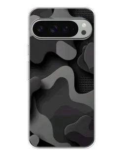 Чехол для Google Pixel 10 Pro XL с картинкой «Темный абстрактный камуфляж»