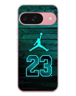 Чехол для Google Pixel 10 Pro с картинкой «Jordan Cyan 23»