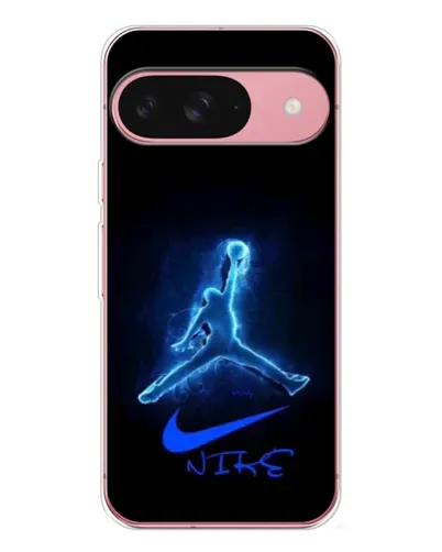 Чехол для Google Pixel 10 Pro с картинкой «Jordan Neon Blue»