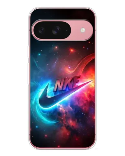 Чехол для Google Pixel 10 Pro с картинкой «Огненный логотип Nike»
