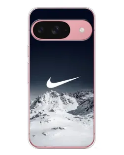 Чехол для Google Pixel 10 Pro с картинкой «Nike — зимние горы»