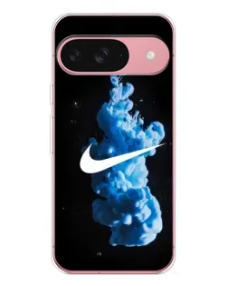 Чехол для Google Pixel 10 Pro с картинкой «Nike и синий дым»
