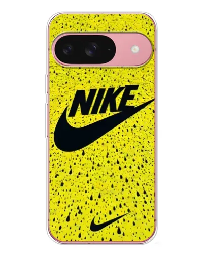Чехол для Google Pixel 10 Pro с картинкой «Желтый текстурный Nike»