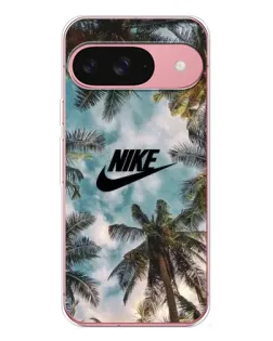 Чехол для Google Pixel 10 Pro с картинкой «Тропический принт Nike»