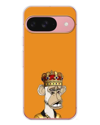 Чехол для Google Pixel 10 Pro с картинкой «Золотая обезьяна Bored Ape»