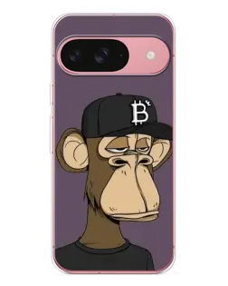 Чехол для Google Pixel 10 Pro с картинкой «Bored Ape в кепке»