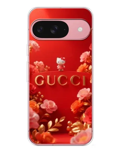 Чохол для Google Pixel 10 Pro з картинкою «Gucci — золотий сад»