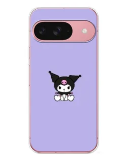 Чехол для Google Pixel 10 Pro с картинкой «Kuromi — фиолетовый минимализм»