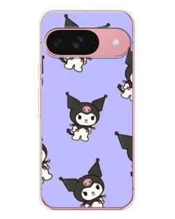 Чехол для Google Pixel 10 Pro с картинкой «Паттерн с Kuromi»