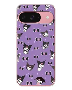 Чехол для Google Pixel 10 Pro с картинкой «Kuromi — паттерн»