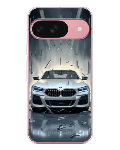 Чохол для Google Pixel 10 Pro з картинкою «BMW у світлі фар»