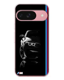 Чохол для Google Pixel 10 Pro з картинкою «Силует BMW в темряві»