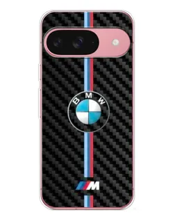 Чохол для Google Pixel 10 Pro з картинкою «Емблема BMW та карбон»