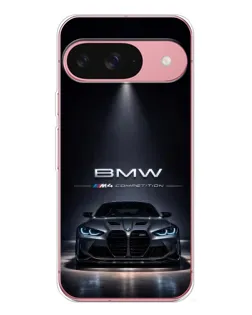 Чохол для Google Pixel 10 Pro з картинкою «BMW крізь нічне місто»