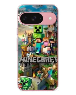 Чохол для Google Pixel 10 Pro з картинкою «Замок Minecraft»