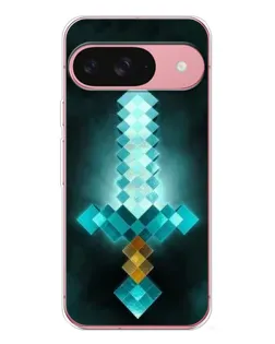 Чохол для Google Pixel 10 Pro з картинкою «Алмазний меч неон»