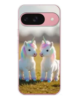 Чехол для Google Pixel 10 Pro с картинкой «Пара единорогов»