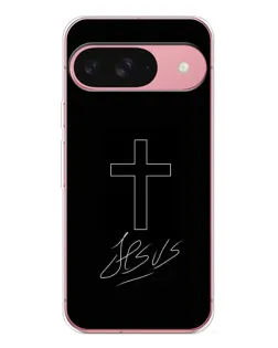 Чехол для Google Pixel 10 Pro с картинкой «Графический крест Jesus»