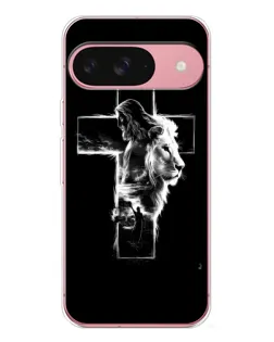 Чехол для Google Pixel 10 Pro с картинкой «Сияющий крест Jesus»
