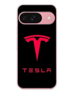 Чохол для Google Pixel 10 Pro з картинкою «Tesla Red Logo»
