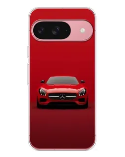 Чохол для Google Pixel 10 Pro з картинкою «Червоний Mercedes AMG»