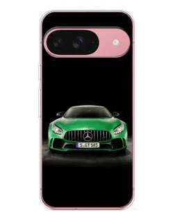 Чохол для Google Pixel 10 Pro з картинкою «Mercedes — неоновий лого»