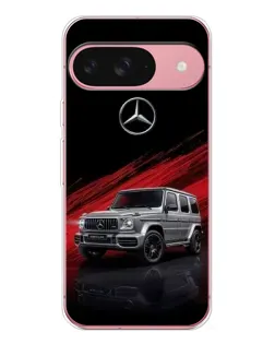 Чохол для Google Pixel 10 Pro з картинкою «Mercedes G-Class червоний»