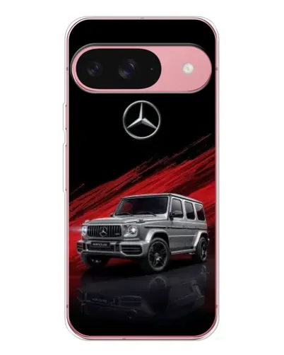 Чохол для Google Pixel 10 Pro з картинкою «Mercedes G-Class червоний»