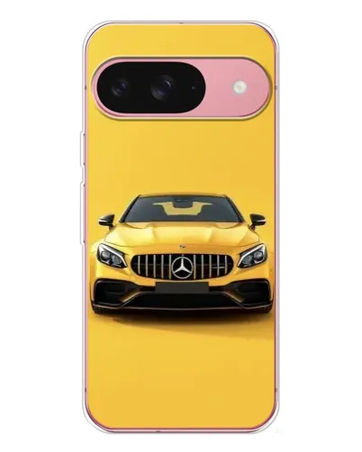 Чохол для Google Pixel 10 Pro з картинкою «Жовтий Mercedes GT»