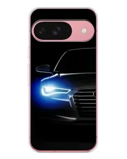 Чохол для Google Pixel 10 Pro з картинкою «Неоновий погляд Audi»