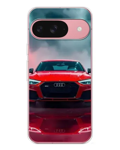 Чохол для Google Pixel 10 Pro з картинкою «Audi RS — червоний стиль»